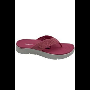 Skechers GOwalk Flex Arch Fit Vegan Washbl. Knit Sandals Splendor Pink - Medium